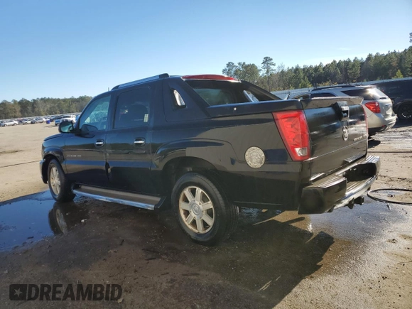 2005 Cadillac Escalade EXT z VIN 3GYEK62N85G111436, wystawiony jako Copart lot #87582245 z przebiegiem Nie podano mil oraz Szkoda całkowita • Salvage title. Historia ofert i sprzedaży dostępna na DreamBid. Obrazek 2.