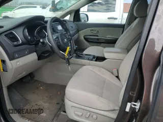 2016 Kia Sedona LX with VIN KNDMB5C15G6100857, listed as a Copart auction lot 45246565 with 152,683 mi miles and Salvage Title. Bid and sale history available at DreamBid. Image 7.