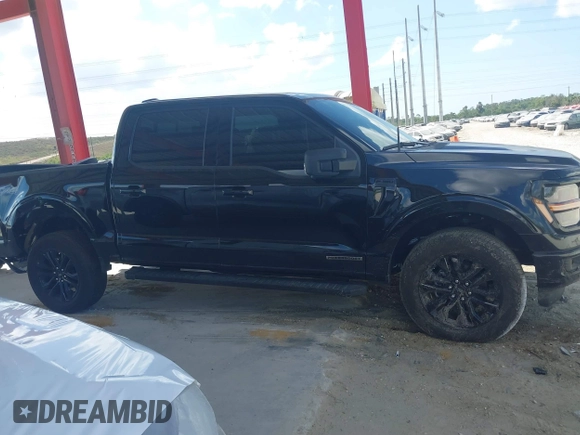 2024 Ford F-150 XLT with VIN 1FTFW3LDXRFB56503, listed as a IAAI auction lot 41571883 with 2,260 mi miles. Bid and sale history available at carsss.com. Image 13.