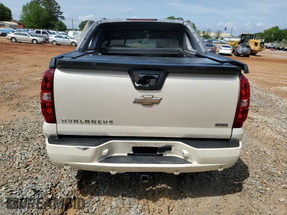 2008 Chevrolet Avalanche LTZ with VIN 3GNFK12328G213760, listed as a Copart auction lot 53659755 with Not Provided miles and Salvage Title. Bid and sale history available at DreamBid. Image 6.