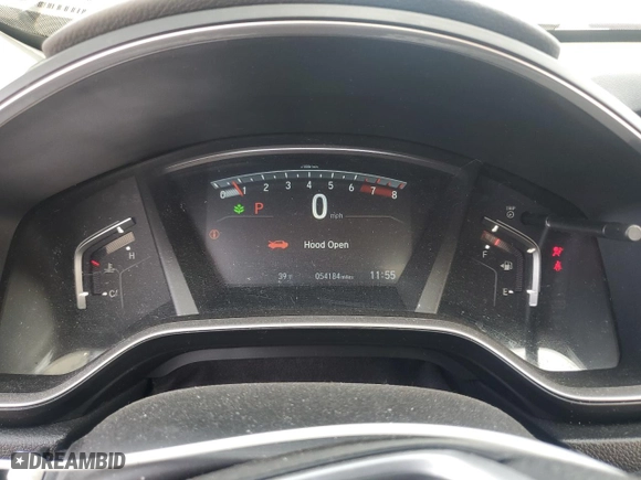 2022 Honda CR-V EX with VIN 5J6RW1H54NA002891, listed as a Copart auction lot 48512765 with 54,184 mi miles and Salvage Title. Bid and sale history available at carsss.com. Image 9.