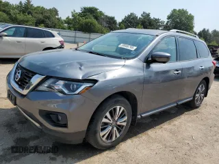 2017 Nissan Pathfinder SL with VIN 5N1DR2MM1HC611323, listed as a Copart auction lot 59956795 with 80,317 mi miles and Salvage title. Bid and sale history available at DreamBid. Image 1.