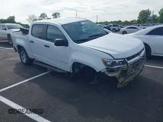 2022 Chevrolet Colorado 4WD Work Truck with VIN 1GCGTBEN6N1127343, listed as a IAAI auction lot 42106816 with 26,676 mi miles and . Bid and sale history available at DreamBid. Image 1.
