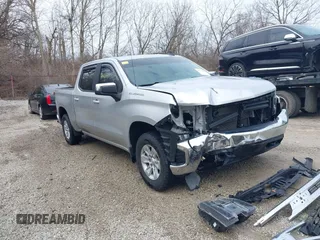 2021 Chevrolet Silverado 1500 LT with VIN 1GCUYDED8MZ188894, listed as a IAAI auction lot 41702619 with 48,604 mi miles. Bid and sale history available at carsss.com. Image 1.