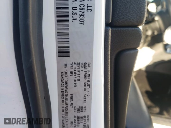 2021 Jeep Grand Cherokee Limited with VIN 1C4RJEBGXMC679307, listed as a Copart auction lot 41929725 with 86,170 mi miles and Salvage title. Bid and sale history available at DreamBid. Image 16.