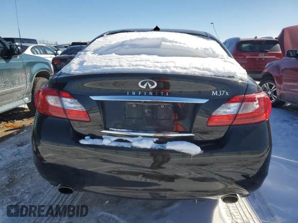 2012 Infiniti M37 with VIN JN1BY1AR3CM394422, listed as a Copart auction lot 44922485 with 140,911 mi miles and Salvage Title. Bid and sale history available at carsss.com. Image 6.