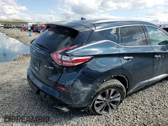 2016 Nissan Murano SL z VIN 5N1AZ2MH0GN119701, wystawiony jako Copart lot #51696585 z przebiegiem 143 234 mil mil oraz Szkoda całkowita • Salvage title. Historia ofert i sprzedaży dostępna na DreamBid. Obrazek 12.