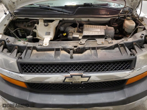 2009 Chevrolet Express Passenger with VIN 1GAHG39K491164811, listed as a Copart auction lot 80862324 with 147,559 mi miles and Salvage Title. Bid and sale history available at carsss.com. Image 14.