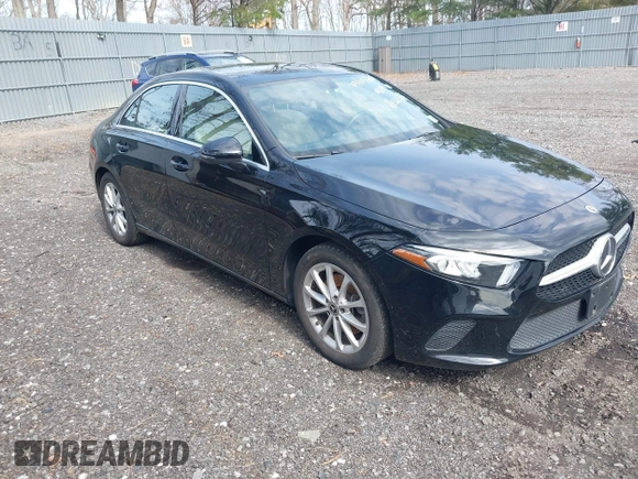 2022 Mercedes-Benz A 220 with VIN W1K3G4FB0NJ342113, listed as a IAAI auction lot 42038686 with 42,150 mi miles and . Bid and sale history available at DreamBid. Image 1.