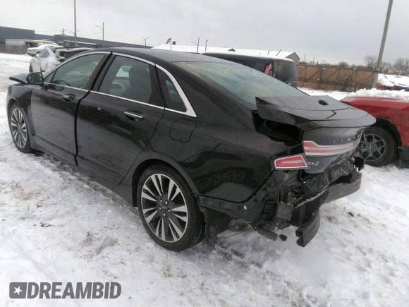 2020 Lincoln MKZ Reserve with VIN 3LN6L5F91LR604094, listed as a IAAI auction lot 41574599 with 72,508 mi miles. Bid and sale history available at carsss.com. Image 3.