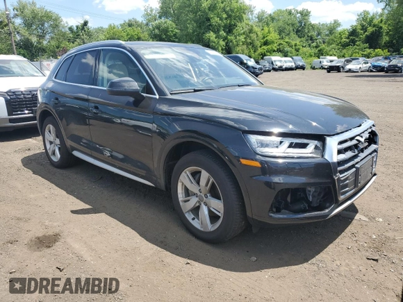 2018 Audi Q5 Premium Plus with VIN WA1BNAFYXJ2095826, listed as a Copart auction lot 61808125 with 33,211 mi miles and Salvage title. Bid and sale history available at DreamBid. Image 4.