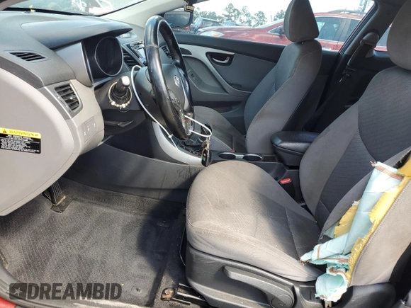 2014 Hyundai Elantra Coupe with VIN KMHDH6AH8EU029579, listed as a Copart auction lot 76480534 with 210,631 mi miles and Salvage Title. Bid and sale history available at carsss.com. Image 7.
