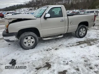2006 Chevrolet Silverado 1500 Work Truck with VIN 3GCEK14X16G264667, listed as a Copart auction lot 43957535 with 0 mi miles and Salvage Title. Bid and sale history available at carsss.com. Image 1.