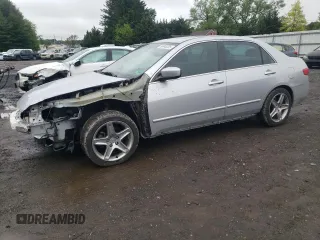 2005 Honda Accord EX-L z VIN 1HGCM56845A073953, wystawiony jako Copart lot #56043225 z przebiegiem 123 227 mil mil oraz Szkoda całkowita • Salvage title. Historia ofert i sprzedaży dostępna na DreamBid. Obrazek 1.