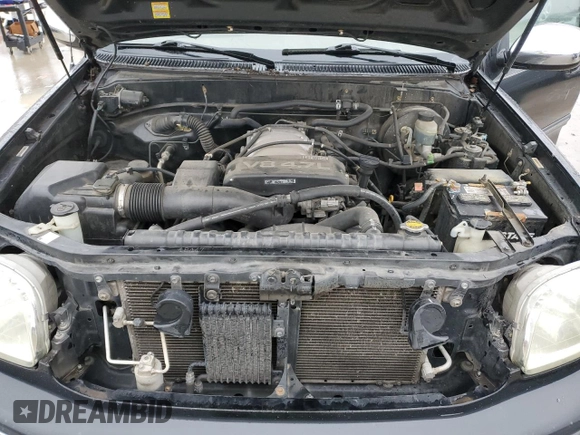 2001 Toyota Tundra SR5 with VIN 5TBRT34111S218653, listed as a Copart auction lot 45156965 with 238,537 mi miles and Salvage Title. Bid and sale history available at DreamBid. Image 11.