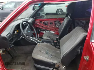 1989 BMW 3 Series 325iS with VIN WBAAA2304KEC49657, listed as a Copart auction lot 87910245 with 0 mi miles and Salvage Title. Bid and sale history available at carsss.com. Image 7.