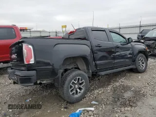 2022 GMC Canyon 4WD AT4 w/Cloth with VIN 1GTG6FENXN1105280, listed as a Copart auction lot 44232685 with 44,265 mi miles and Salvage Title. Bid and sale history available at carsss.com. Image 3.