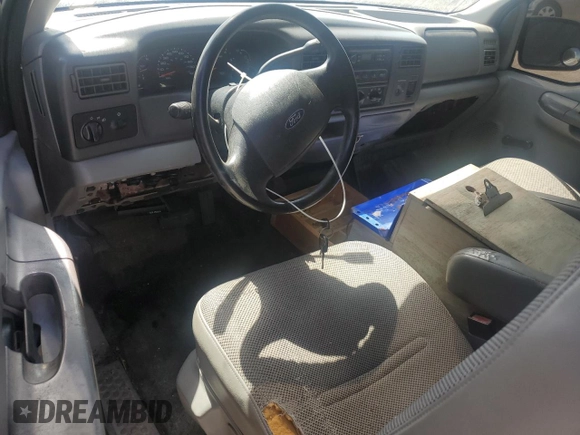 2003 Ford F-250 XL with VIN 1FTNF20L13ED53722, listed as a Copart auction lot 76193674 with Not provided miles and Salvage title. Bid and sale history available at DreamBid. Image 8.