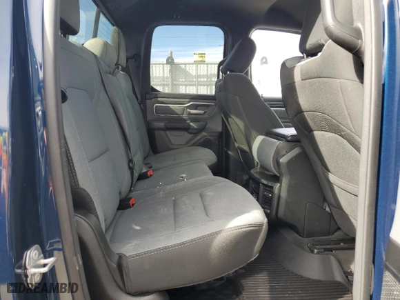 2021 Ram 1500 Big Horn with VIN 1C6RRFBGXMN834819, listed as a Copart auction lot 43415975 with 33,102 mi miles and Salvage Title. Bid and sale history available at carsss.com. Image 10.