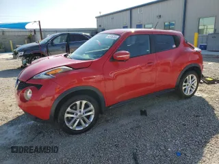 2015 Nissan Juke SV with VIN JN8AF5MR5FT502037, listed as a Copart auction lot 44346205 with 114,300 mi miles and Salvage Title. Bid and sale history available at carsss.com. Image 1.