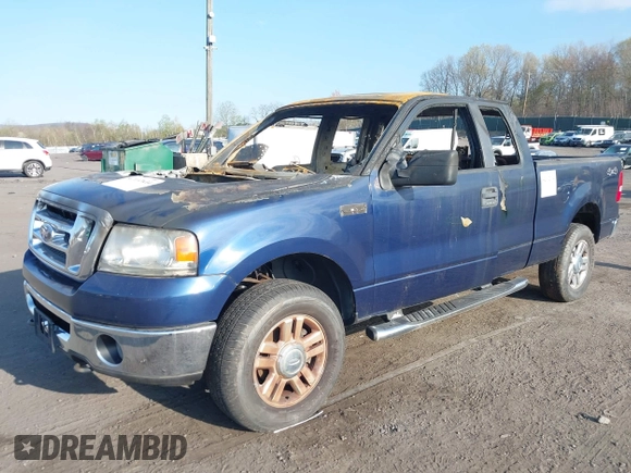 2008 Ford F-150 STX with VIN 1FTRX14W18FC25107, listed as a IAAI auction lot 42112634 with Not Provided miles. Bid and sale history available at carsss.com. Image 2.