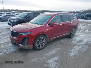 2021 Cadillac XT6 Premium Luxury with VIN 1GYKPDRS7MZ224376, listed as a IAAI auction lot 41246449 with 73,074 mi miles. Bid and sale history available at carsss.com. Image 2.