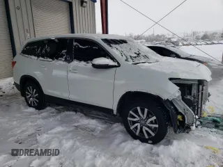 2022 Honda Pilot EX-L с VIN 5FNYF6H55NB095023, выставлен на аукционе Copart как лот 45405865 с пробегом 24 062 миль миль и Списание • Salvage title. История ставок и продаж доступна на DreamBid. Изображение 4.