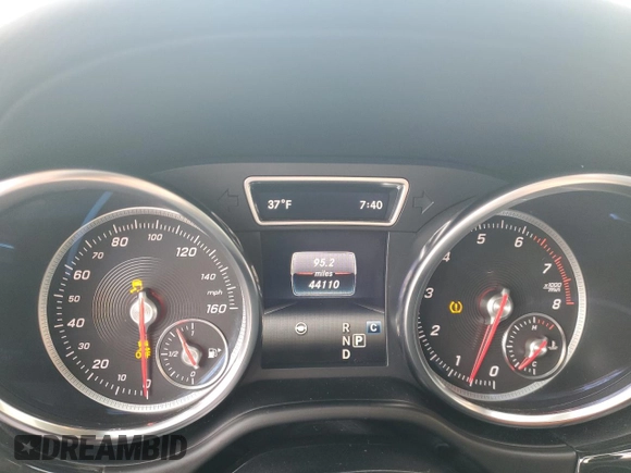 2018 Mercedes-Benz GLS 550 with VIN 4JGDF7DEXJB067446, listed as a Copart auction lot 44154124 with 44,110 mi miles and . Bid and sale history available at DreamBid. Image 9.
