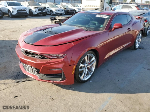 2022 Chevrolet Camaro 2SS with VIN 1G1FH1R76N0106798, listed as a Copart auction lot 89159695 with 38,673 mi miles and Salvage Title. Bid and sale history available at carsss.com. Image 1.
