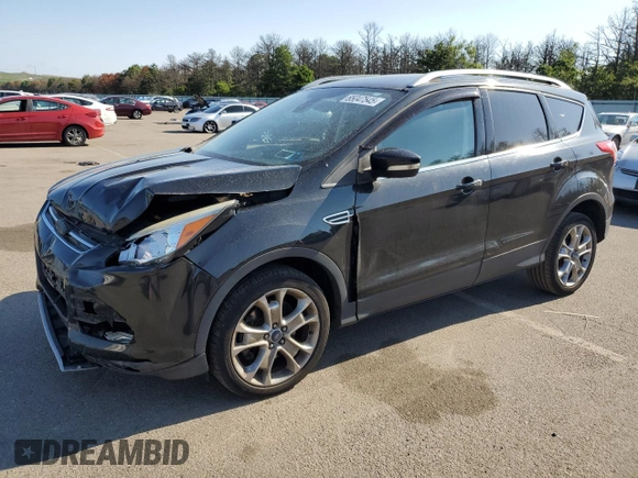 2015 Ford Escape Titanium with VIN 1FMCU0J95FUB59026, listed as a Copart auction lot 65047545 with 84,259 mi miles and Salvage title. Bid and sale history available at DreamBid. Image 1.