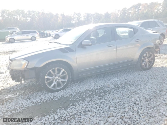 2013 Dodge Avenger R/T with VIN 1C3CDZBG7DN590758, listed as a Copart auction lot 81854594 with 210,303 mi miles and Salvage Title. Bid and sale history available at carsss.com. Image 1.