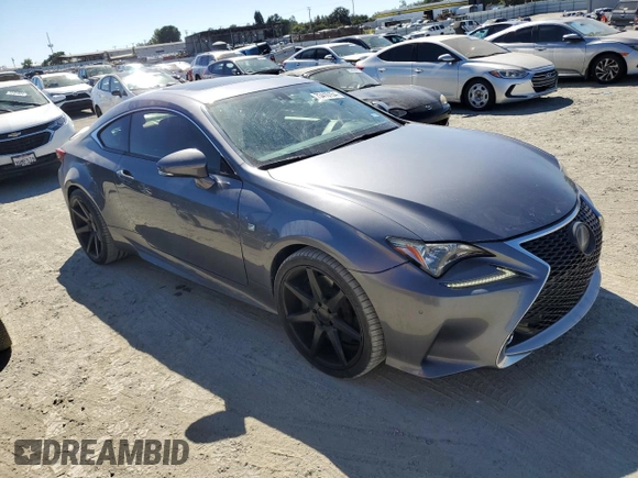 2015 Lexus RC 350 F Sport z VIN JTHHE5BC8F5003098, wystawiony jako Copart lot #73410154 z przebiegiem 55 268 mil mil oraz Szkoda całkowita • Salvage title. Historia ofert i sprzedaży dostępna na DreamBid. Obrazek 4.