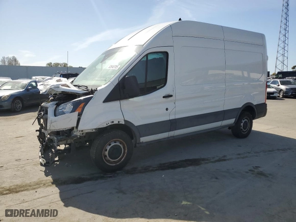 2023 Ford Transit Cargo Van with VIN 1FTBR1X82PKA22094, listed as a Copart auction lot 52645795 with 56,196 mi miles and Salvage Title. Bid and sale history available at carsss.com. Image 1.