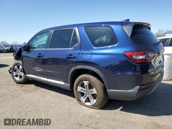 2025 Honda Pilot EX-L with VIN 5FNYG1H47SB039006, listed as a Copart auction lot 52560115 with 10,870 mi miles and Salvage Title. Bid and sale history available at carsss.com. Image 2.