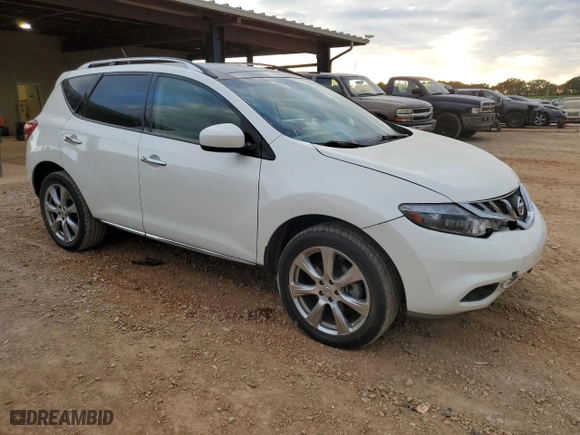 2014 Nissan Murano LE with VIN JN8AZ1MU6EW404314, listed as a Copart auction lot 76243494 with 112,167 mi miles and Salvage Title. Bid and sale history available at carsss.com. Image 4.
