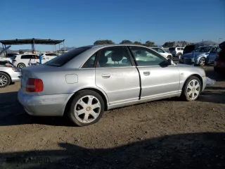 2001 Audi S4 with VIN WAURD68D31A020659, listed as a Copart auction lot 88546765 with 182,043 mi miles and Clean Title. Bid and sale history available at carsss.com. Image 3.