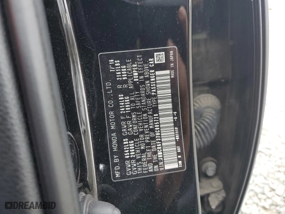 2017 Honda Accord Hybrid with VIN JHMCR6F37HC005728, listed as a Copart auction lot 47883355 with 146,822 mi miles and Salvage Title. Bid and sale history available at carsss.com. Image 12.