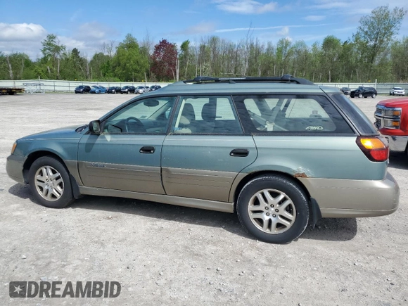 2004 Subaru Legacy Outback with VIN 4S3BH675547619079, listed as a Copart auction lot 56984745 with Not provided miles and Clean title. Bid and sale history available at DreamBid. Image 2.