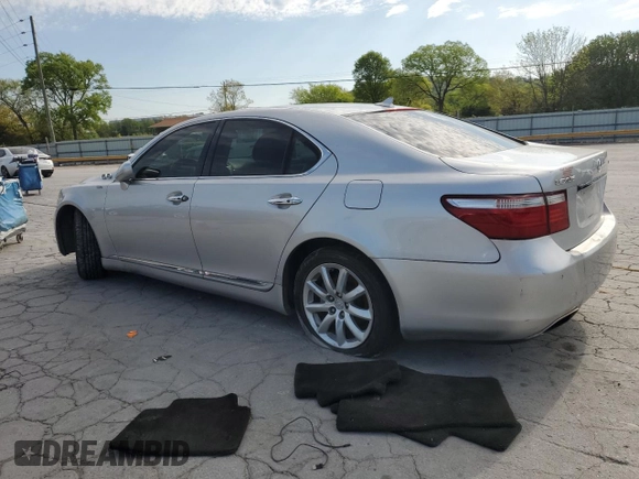 2007 Lexus LS 460 with VIN JTHBL46F575028472, listed as a Copart auction lot 53797385 with 178,194 mi miles and Clean Title. Bid and sale history available at DreamBid. Image 2.