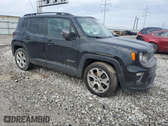 2020 Jeep Renegade Limited with VIN ZACNJAD13LPL74481, listed as a Copart auction lot 43381905 with 73,114 mi miles and Salvage title. Bid and sale history available at DreamBid. Image 4.