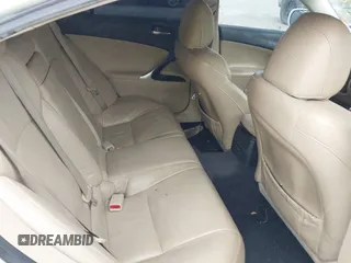 2008 Lexus IS with VIN JTHBK262285056915, listed as a IAAI auction lot 42025534 with 183,411 mi miles. Bid and sale history available at carsss.com. Image 8.