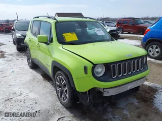 2017 Jeep Renegade Altitude with VIN ZACCJABB9HPF84211, listed as a IAAI auction lot 41595512 with 68,577 mi miles. Bid and sale history available at carsss.com. Image 1.