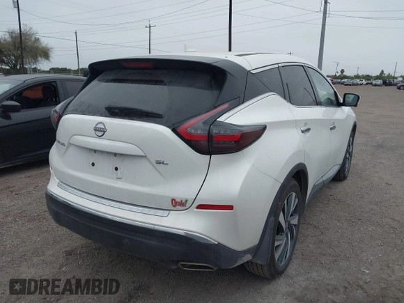 2024 Nissan Murano SL with VIN 5N1AZ2CJ8RC119142, listed as a IAAI auction lot 41217264 with 6,793 mi miles. Bid and sale history available at carsss.com. Image 4.