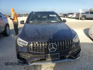 2020 Mercedes-Benz GLC with VIN W1N0G6EB0LF801501, listed as a Copart auction lot 76506974 with 0 mi miles and Salvage Title. Bid and sale history available at carsss.com. Image 5.