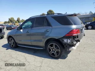 2017 Mercedes-Benz GLE 350 with VIN 4JGDA5JBXHA966305, listed as a Copart auction lot 60158645 with 91,335 mi miles and Salvage title. Bid and sale history available at DreamBid. Image 2.