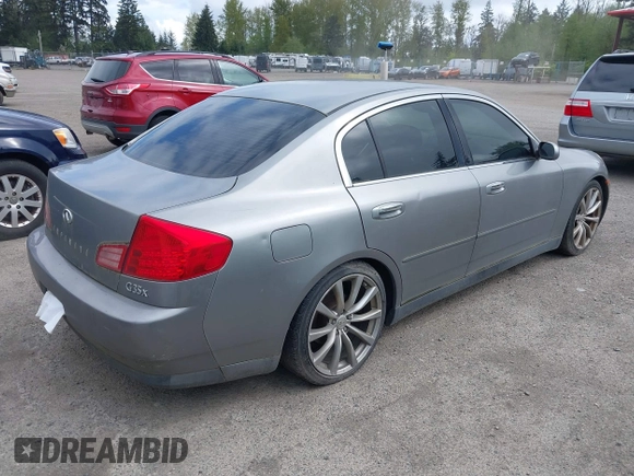 2004 Infiniti G35 w/Leather with VIN JNKCV51F84M706371, listed as a IAAI auction lot 42056977 with 178,181 mi miles and . Bid and sale history available at DreamBid. Image 4.