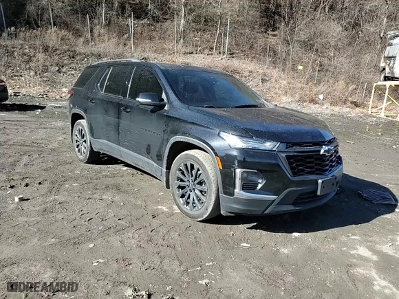 2022 Chevrolet Traverse RS with VIN 1GNEVJKW3NJ130281, listed as a Copart auction lot 46628905 with 33,335 mi miles and Salvage Title. Bid and sale history available at carsss.com. Image 14.