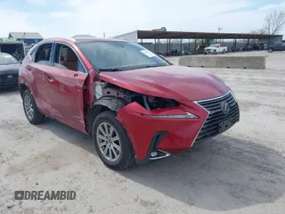 2021 Lexus NX with VIN JTJDARBZ5M5021009, listed as a IAAI auction lot 41894337 with 38,306 mi miles. Bid and sale history available at carsss.com. Image 1.