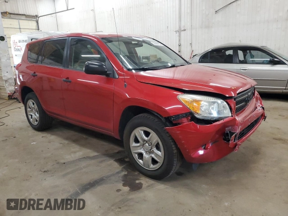 2008 Toyota RAV4 with VIN JTMBK33V286031464, listed as a Copart auction lot 53380195 with 188,065 mi miles and Salvage Title. Bid and sale history available at carsss.com. Image 4.
