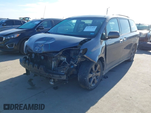 2014 Toyota Sienna SE with VIN 5TDXK3DC7ES482954, listed as a IAAI auction lot 41197465 with 160,107 mi miles and . Bid and sale history available at DreamBid. Image 18.